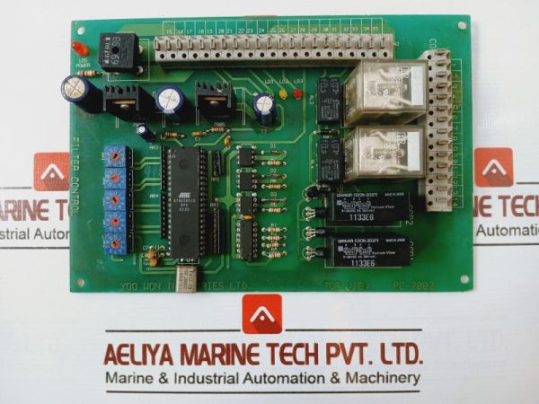 Yoo Won Pc-2002 Filter Control Pcb Card