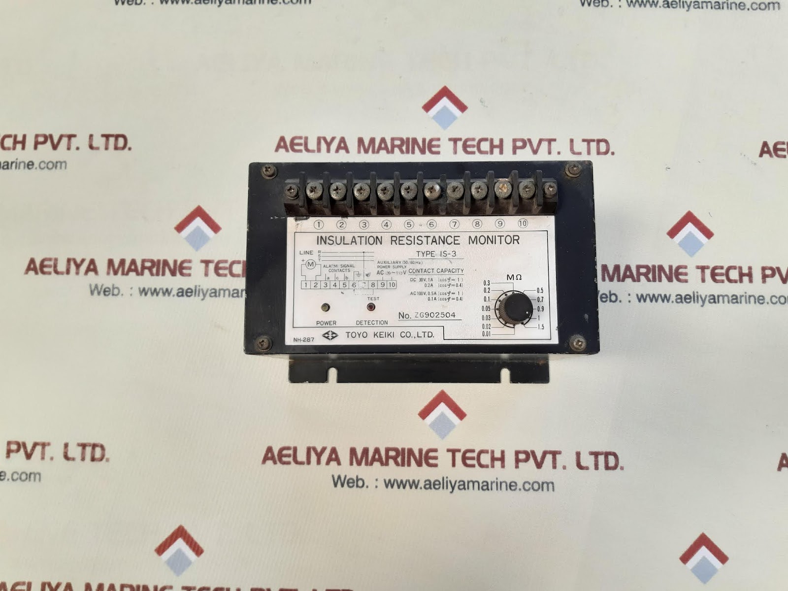 Toyo keiki is-3 insulation resistance monitor