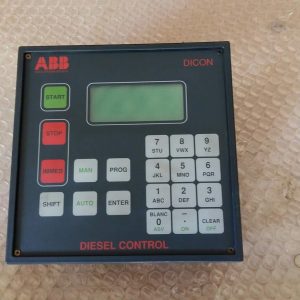 ABB DICON CMA 112 DIESEL CONTROL DISPLAY PANEL 3D DE3 000 13
