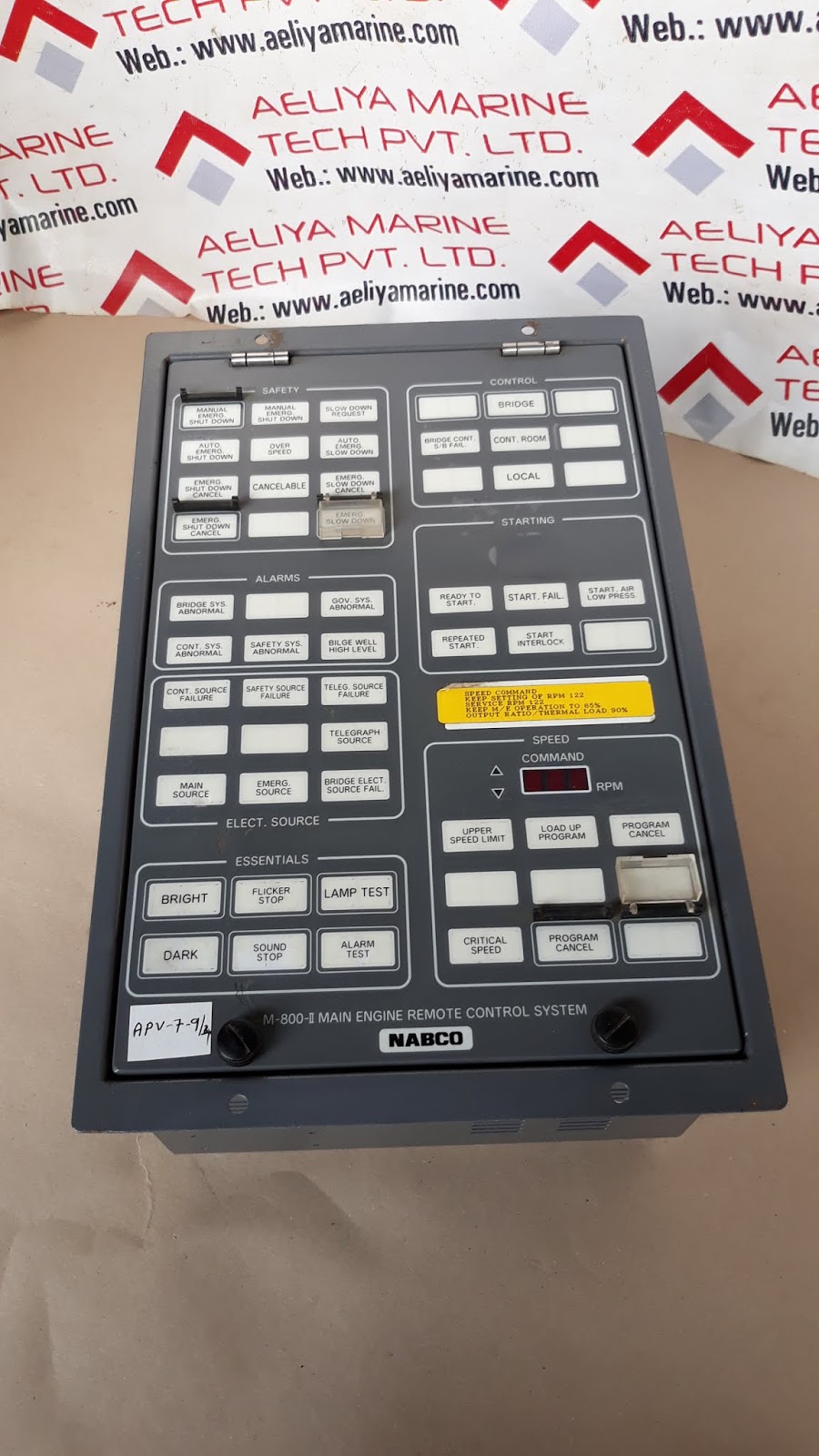NABCO M-800-II MAIN ENGINE REMOTE CONTROL UNIT - Image 2