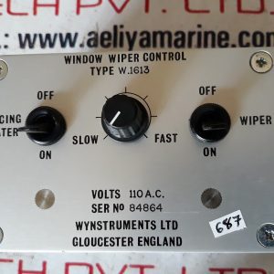 Wynstruments  w.1613 window wiper control 110v