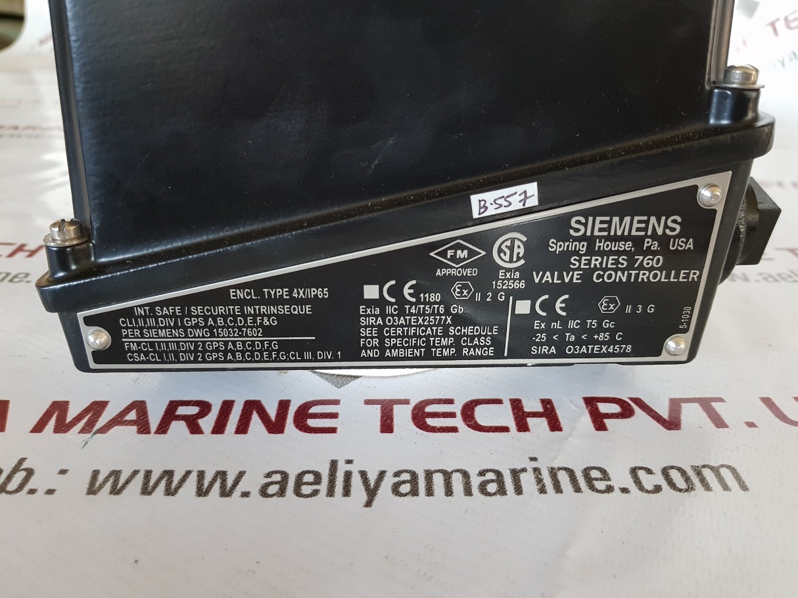 Siemens 4x/ip65 series 760 valve controller - Image 5