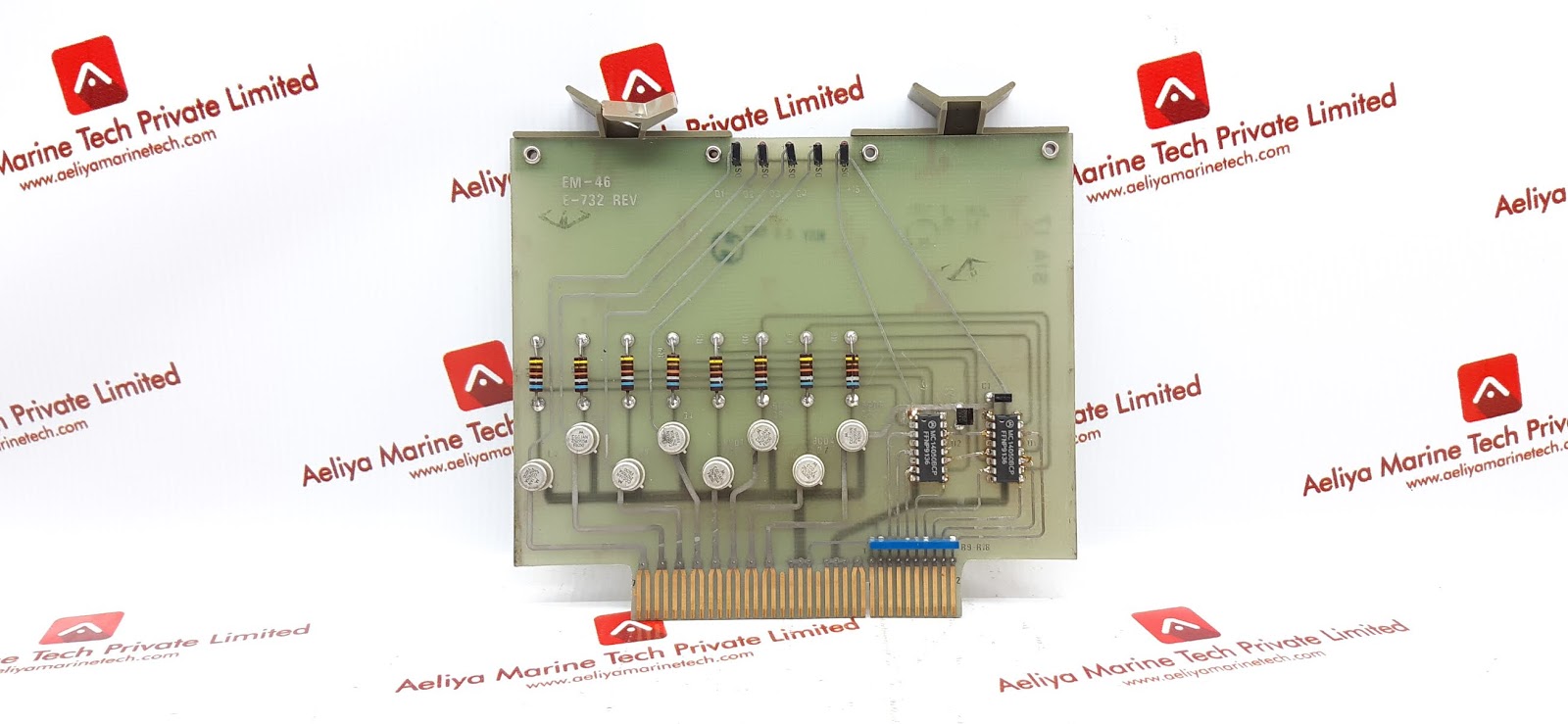 Digital Equipment Em-46 E-732 Pcb Card Rev B - Image 2