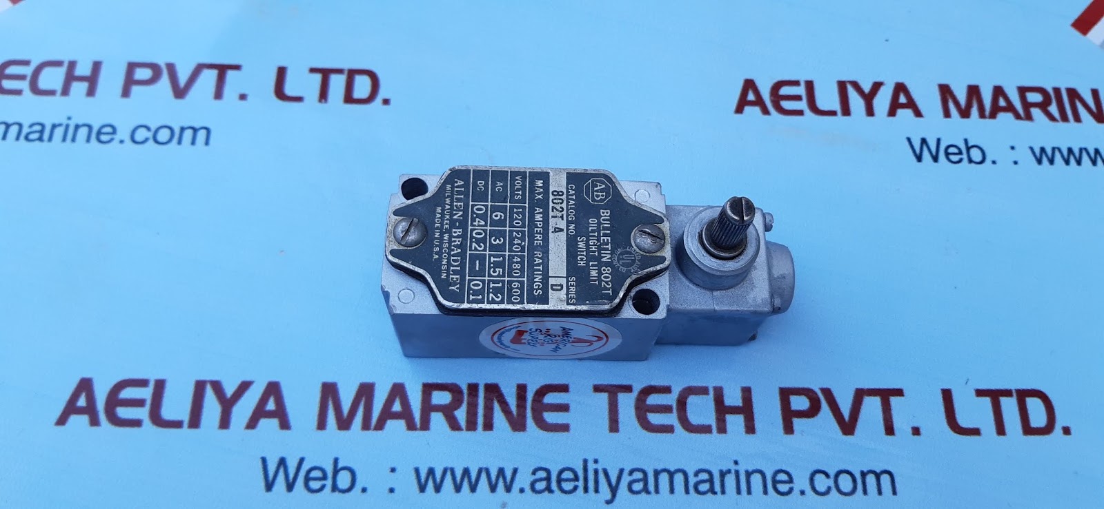 Allen-bradley 802T-a Limit Switch Used