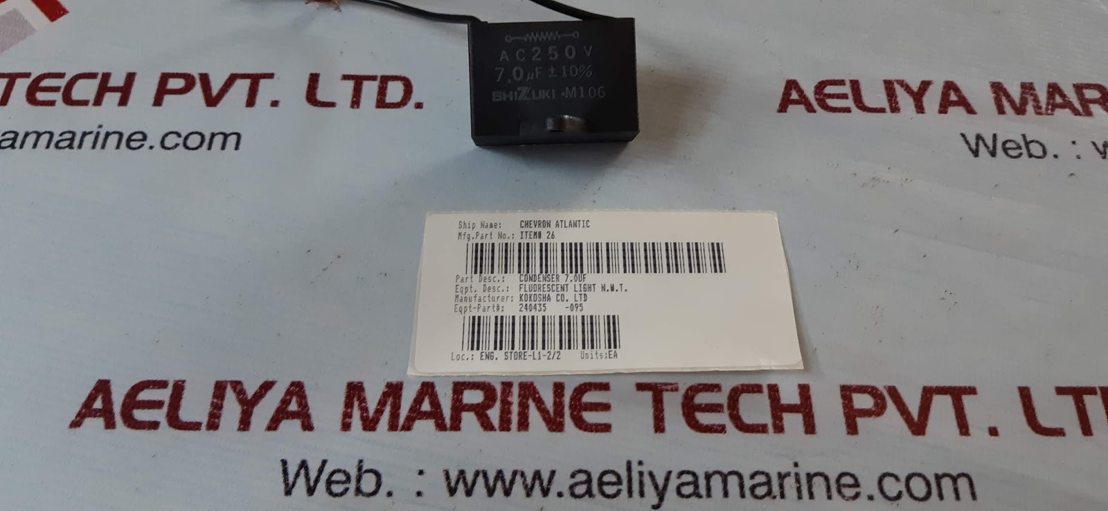 Shizuki M106 Capacitor Ac 250V