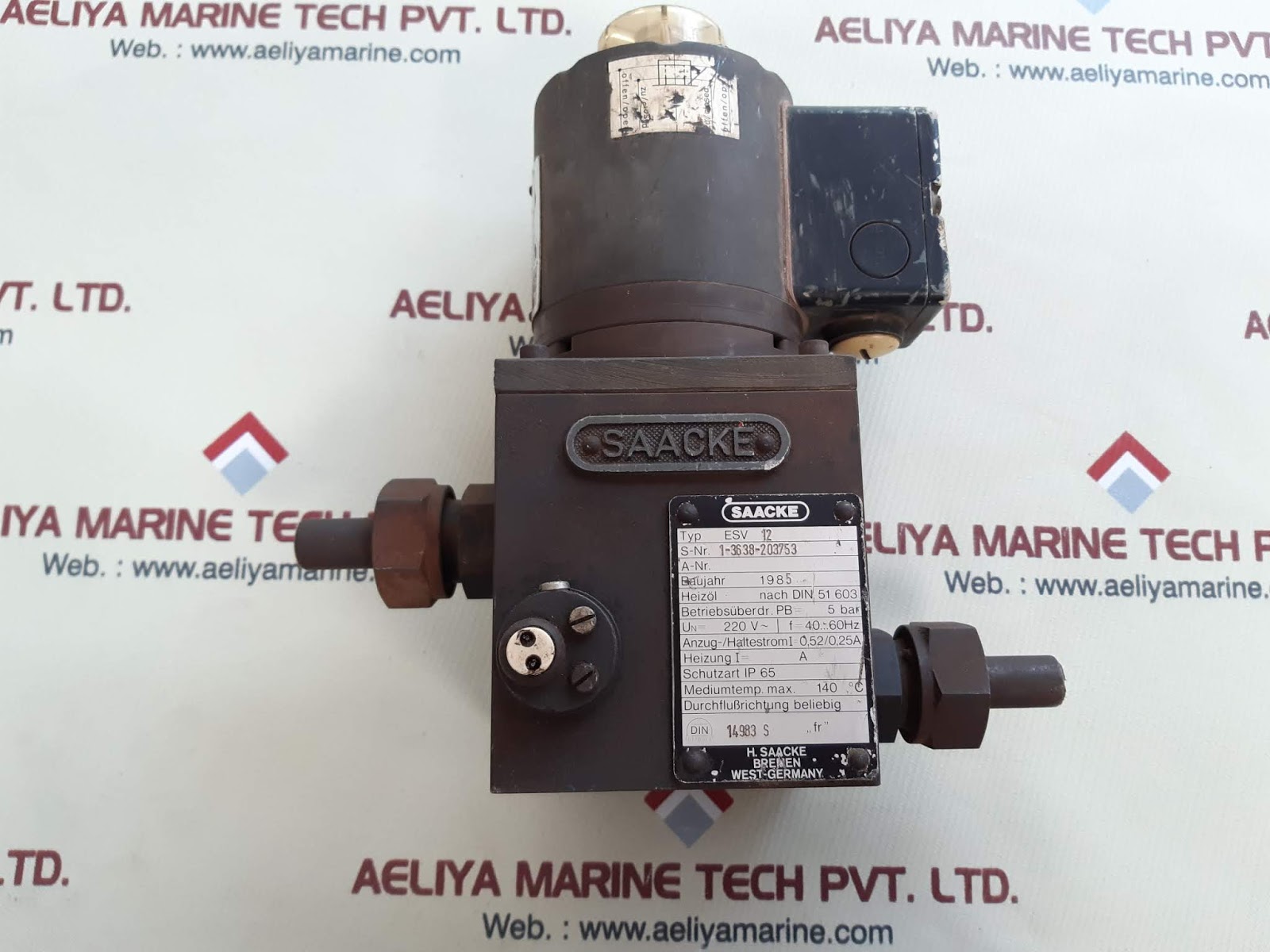 Saacke Esv 12 Electro Megnetic Valve - Image 3