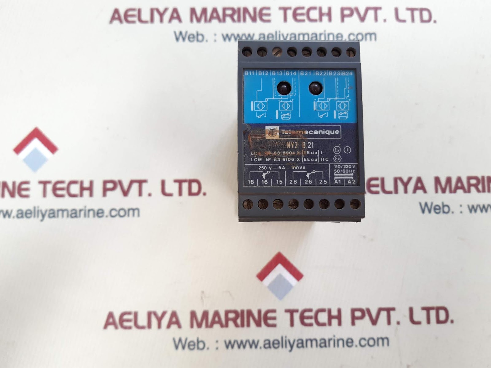 Telemecanique ny2 b 21 safety relay