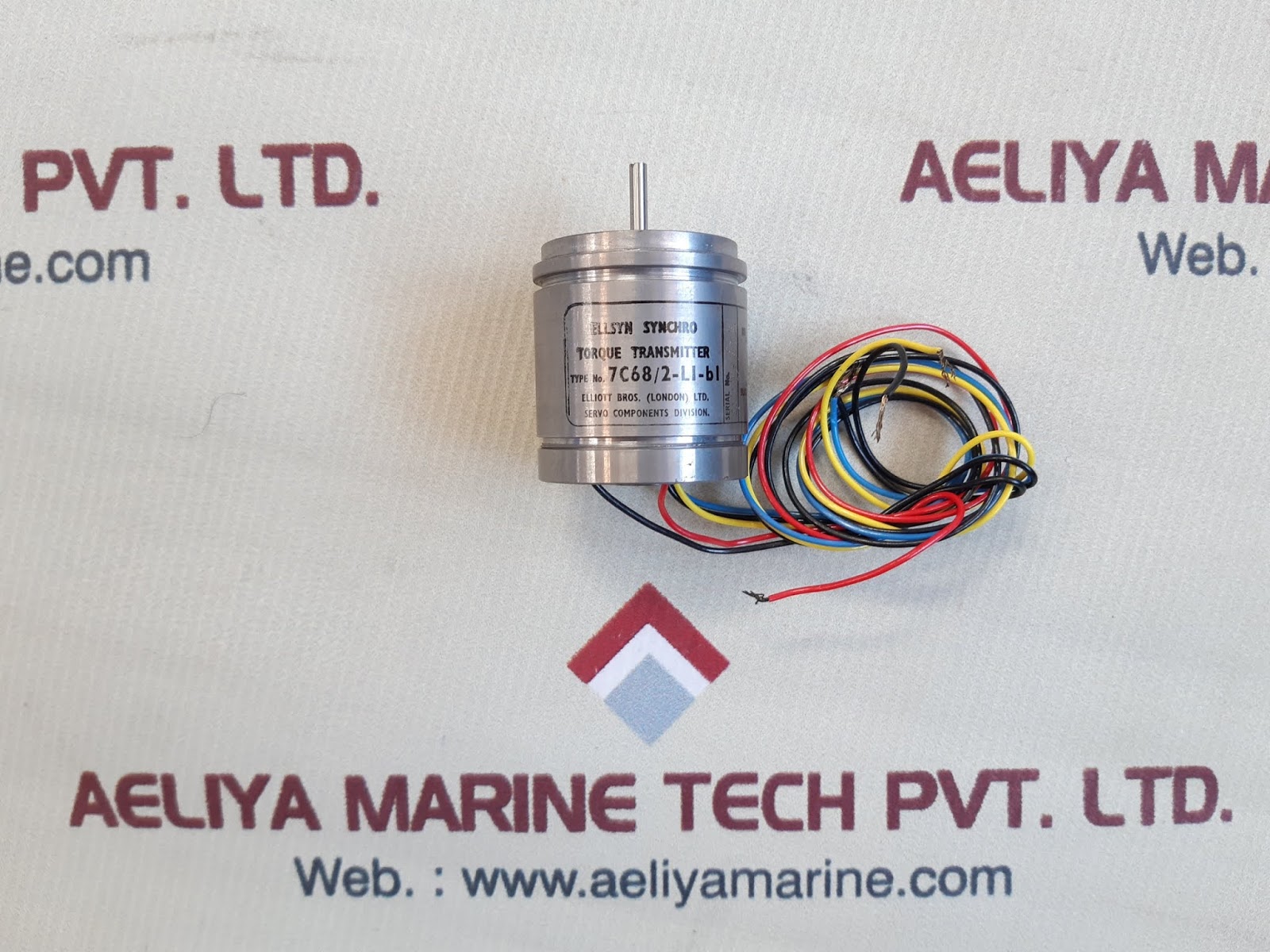 Elliott 7c68/2-li-bi ellsyn synchro torque transmitter - Image 3