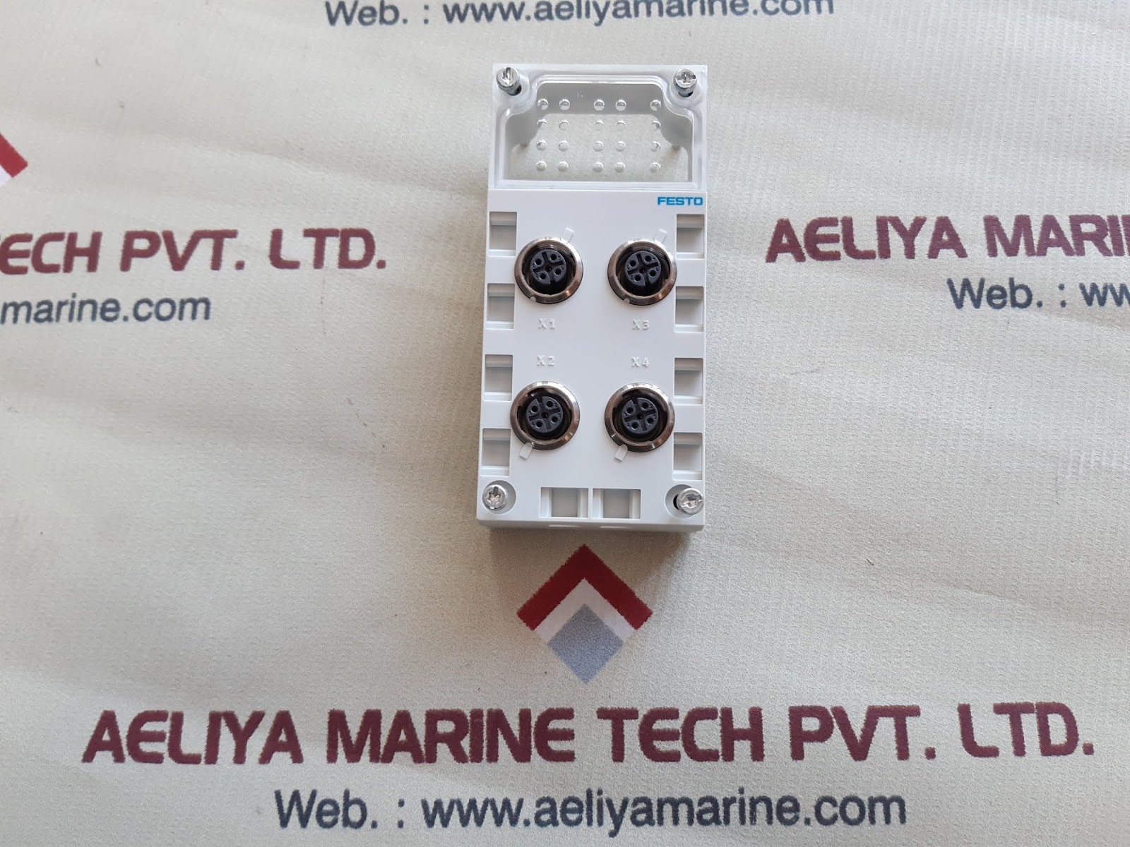 Festo cpx-ab-4-m12x2-5pol-r connection block - Image 3