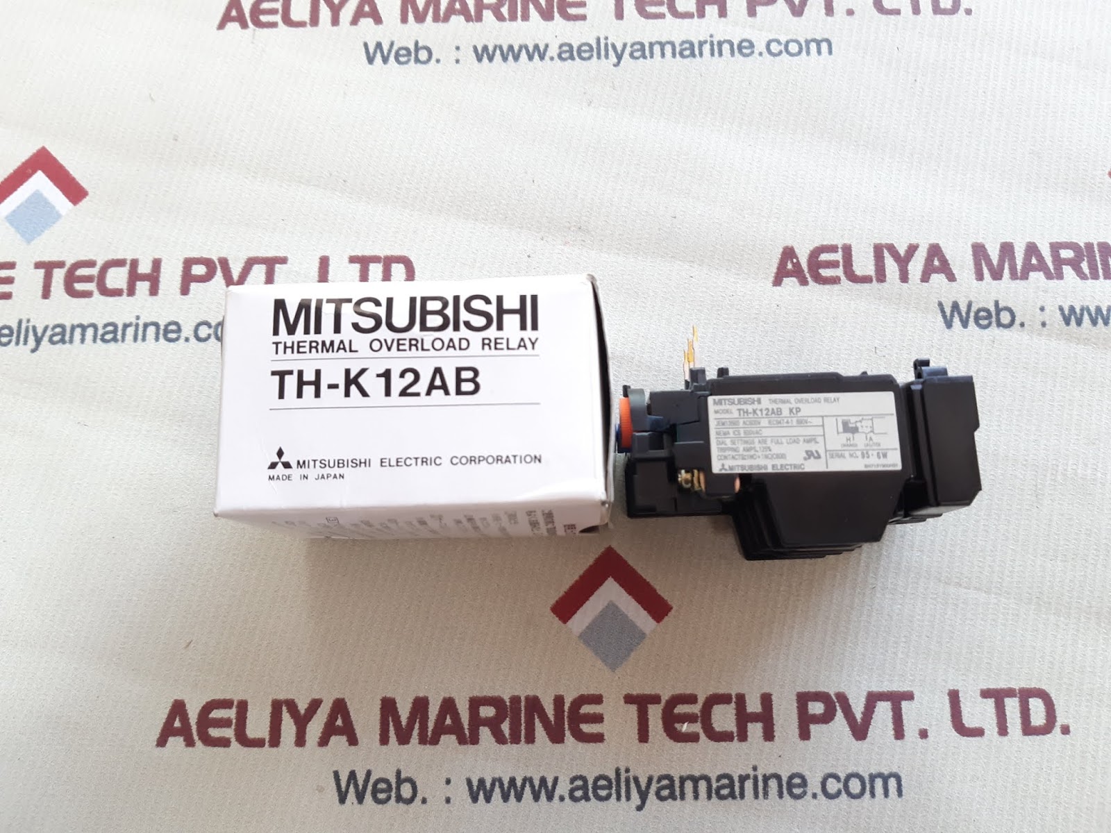 Mitsubishi Electric Th-k12Ab Kp Thermal Overload Relay 600Vac