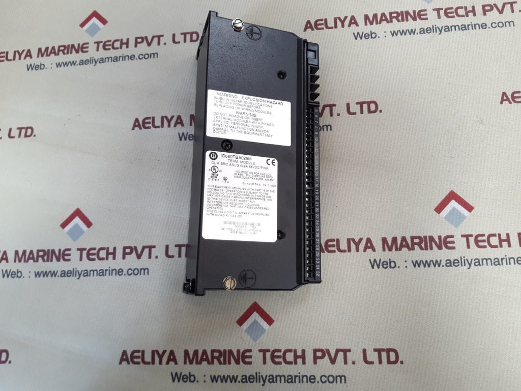 Ge Ic660Tba026M Genius Terminal Module Analog Input 24/48Vdc Class I ...