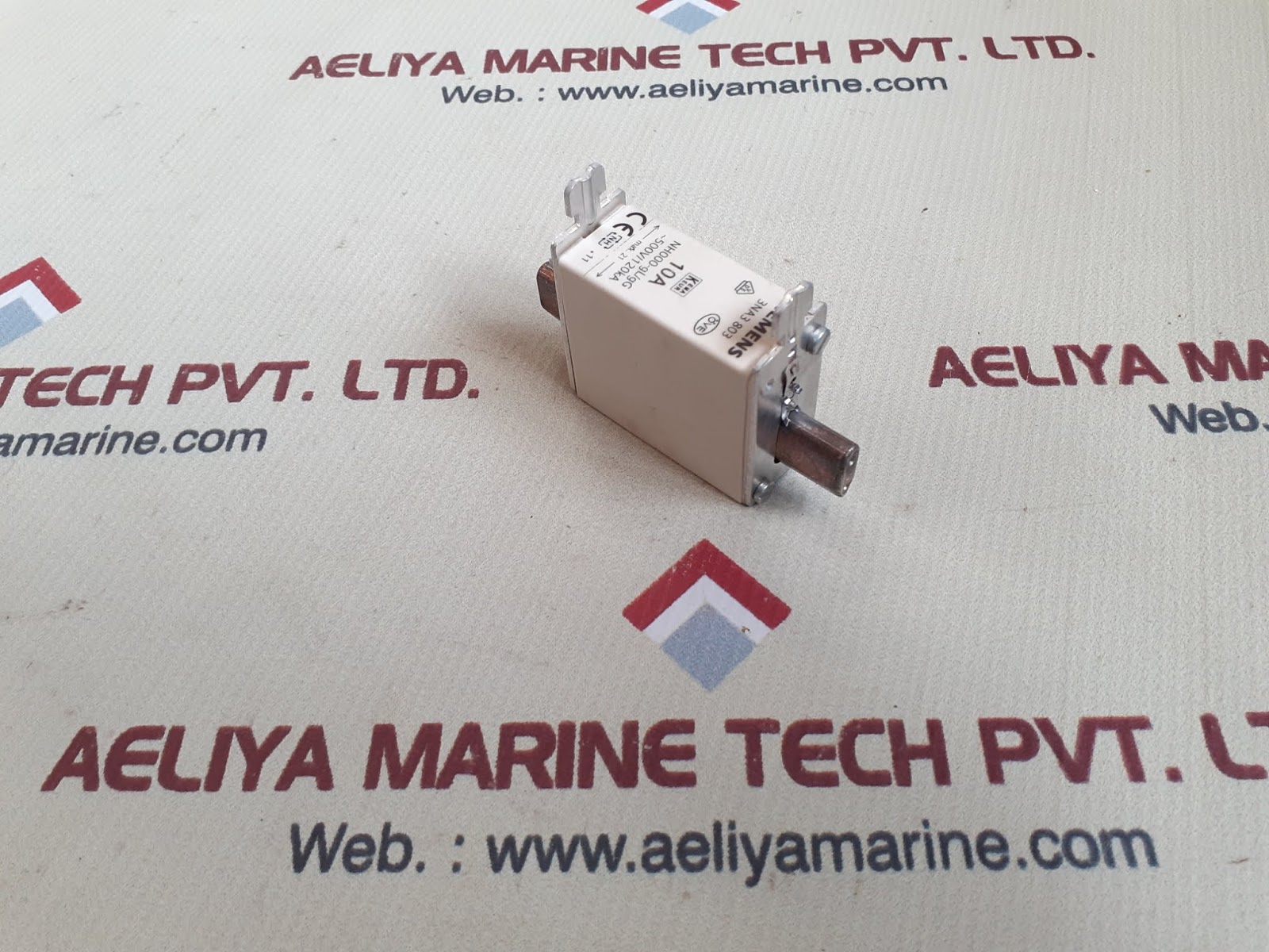 Set of 3x Siemens 3na3 803 fuse 10a - Image 3