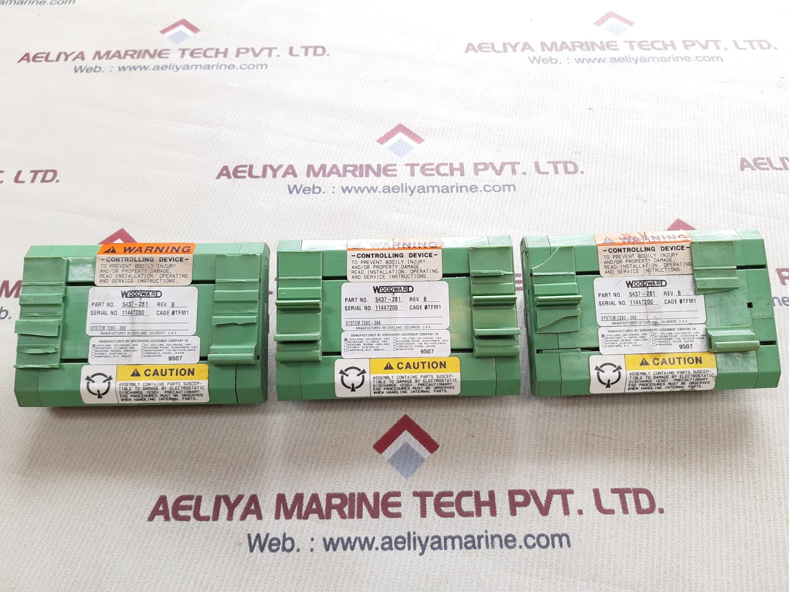 Woodward 5437-281 analog module - Image 3