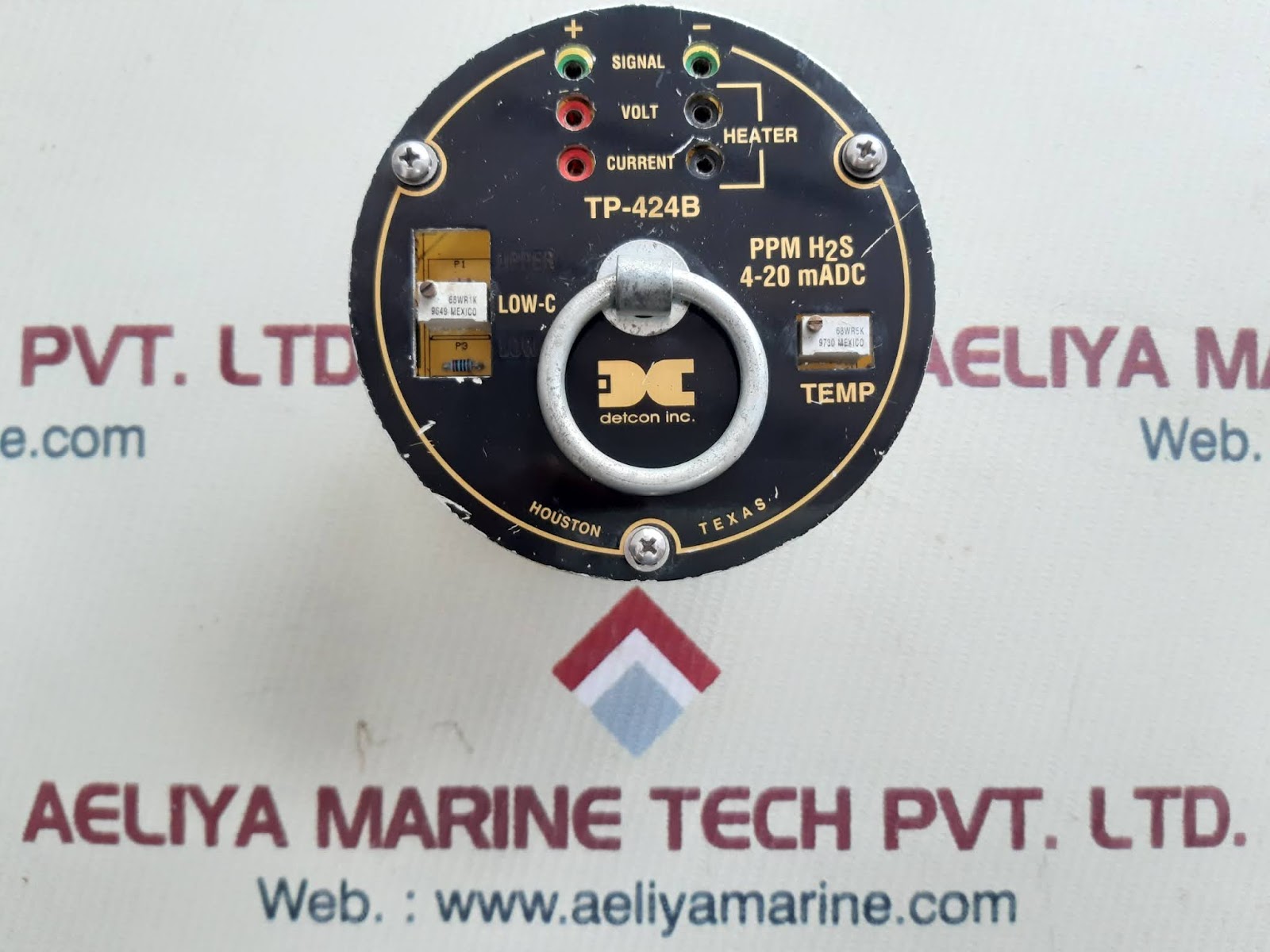 Detcon tp-424b ppm h2s 4-20 madc monitoring system