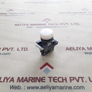 Abb mlb-1 white pilot light with contact block