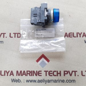Abb mlb-1 blue pilot light with contact block