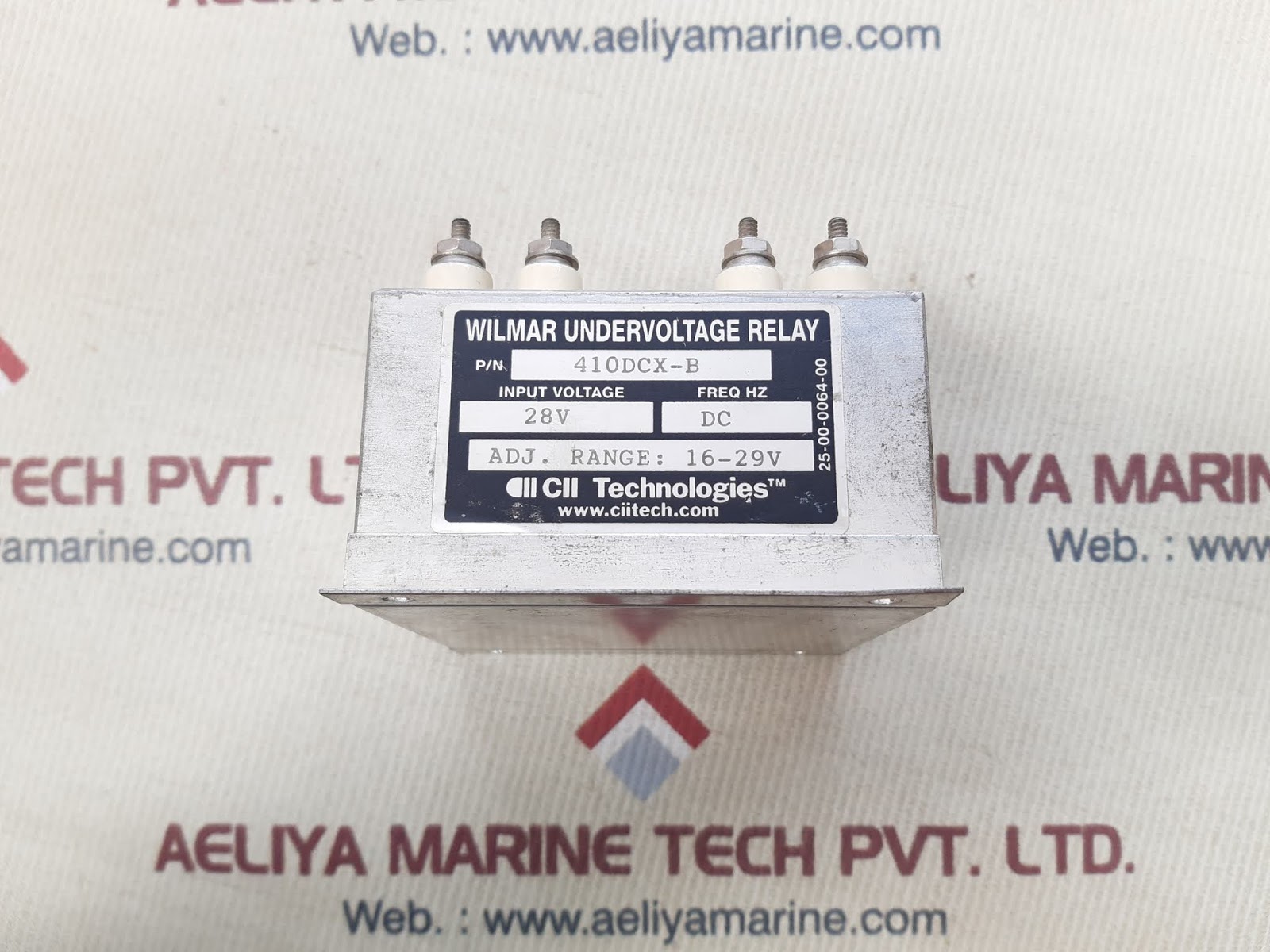Cii technologies 410dcx-b wilmar undervoltage relay - Image 3