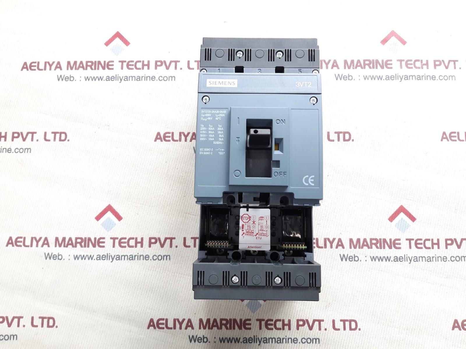Siemens 3vt2725-2aa36-0aa0 circuit breaker - Image 2
