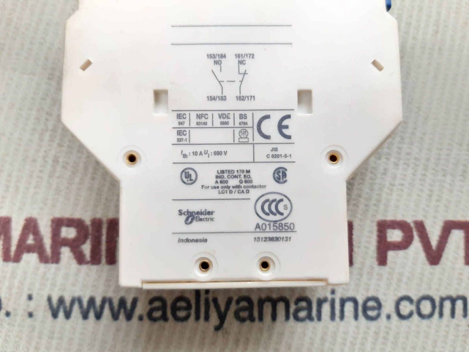 Telemecanique lad8n11 contact block - Image 3