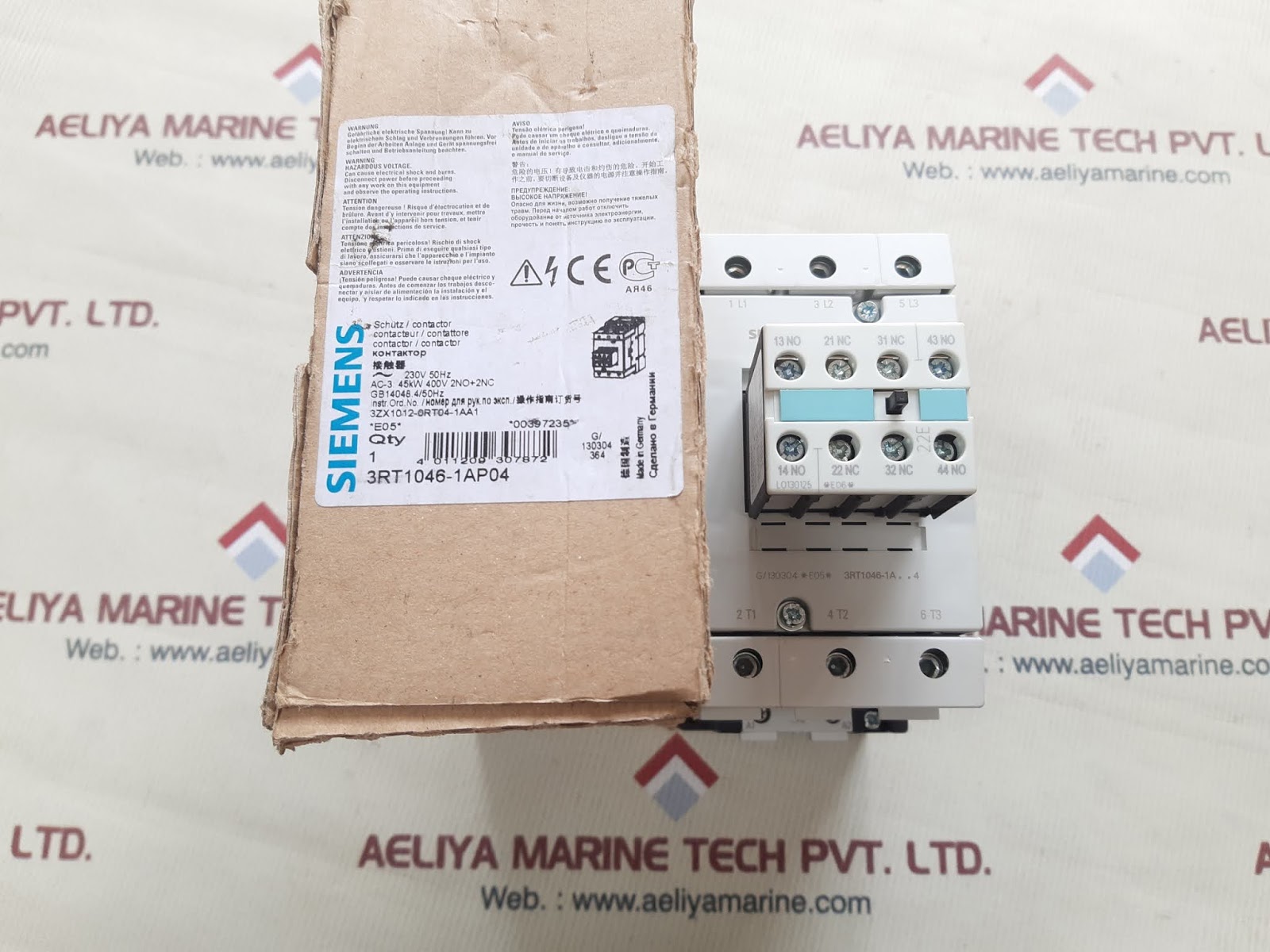 Siemens 3rt1046-1ap04 contactor