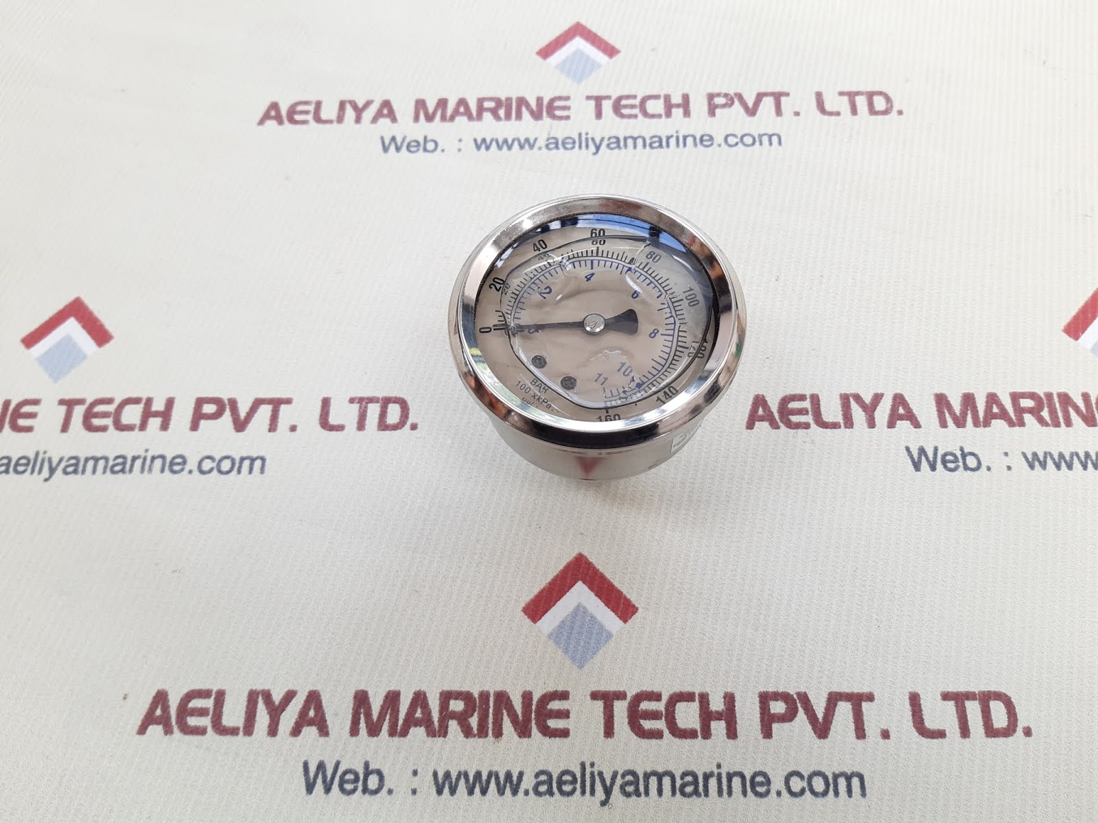 100xkpa pressure gauge 0-160 psi, 0-11 bar - Image 2