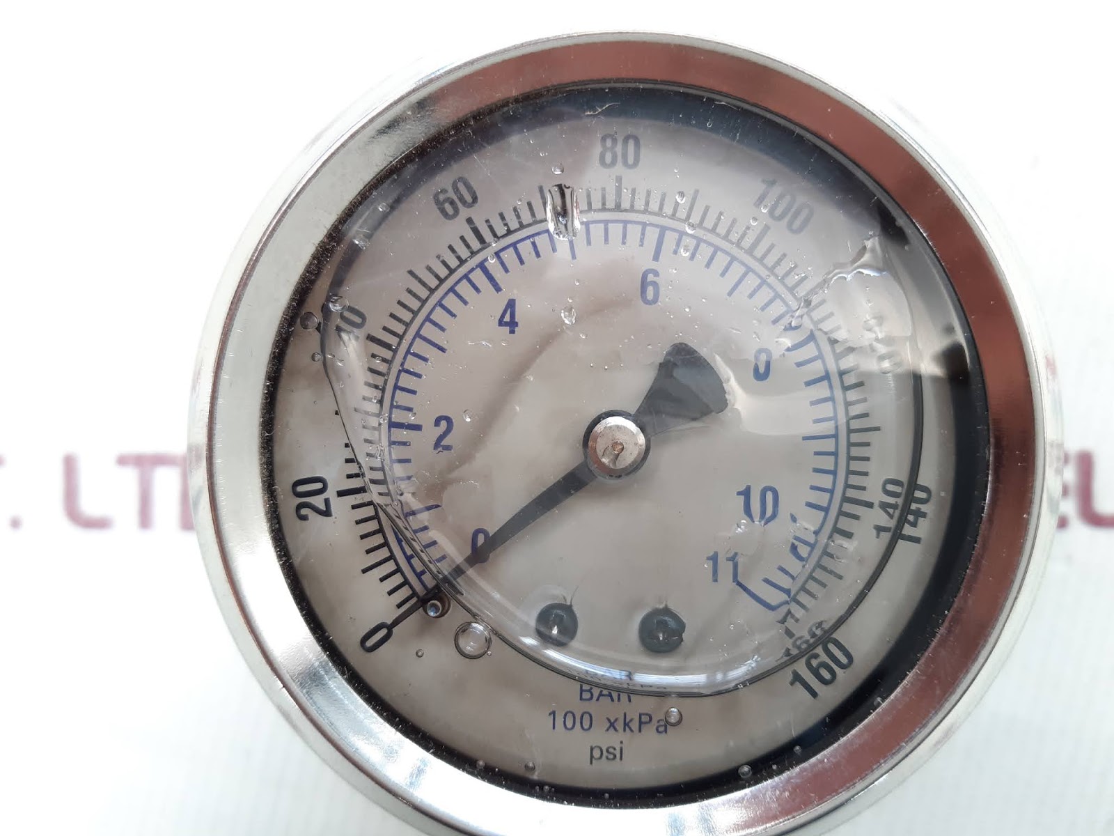 100xkpa pressure gauge 0-160 psi, 0-11 bar - Image 3