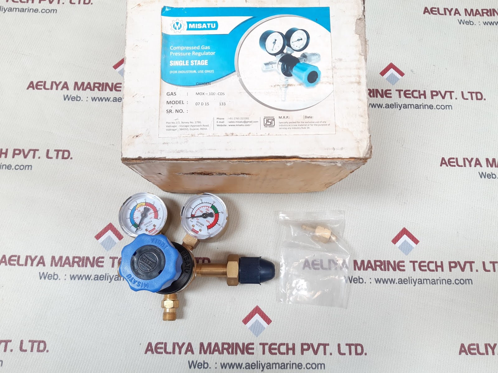Misatu mox-100-cds compressed gas pressure regulator