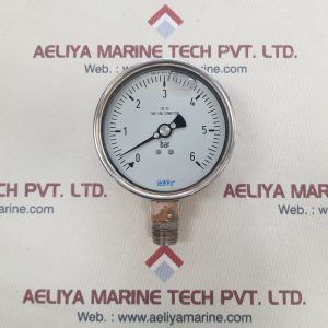 Wika 316 ss tube and connection 0-6bar