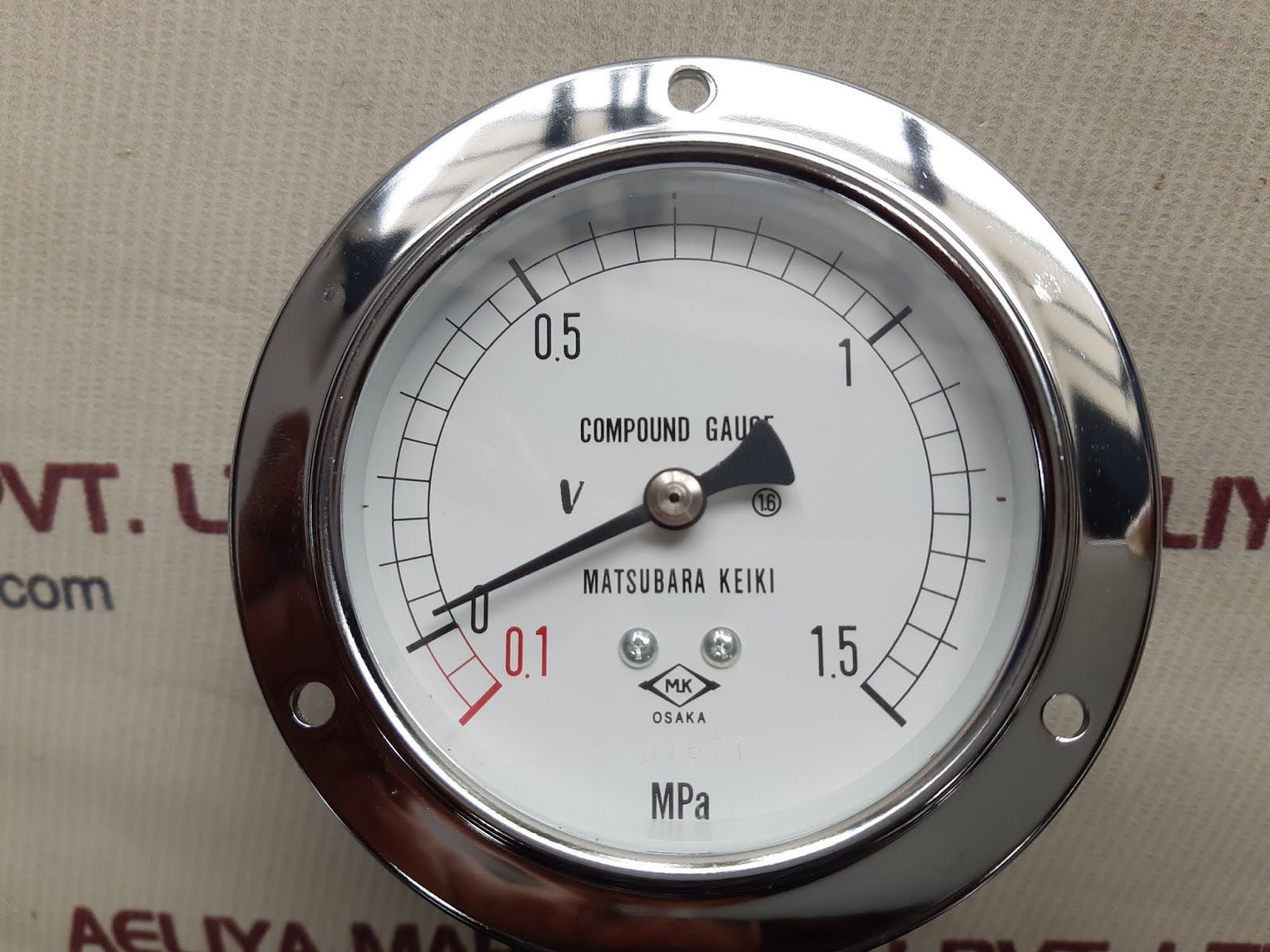 Matsubara keiki 6c75-eb compound gauge - Image 3