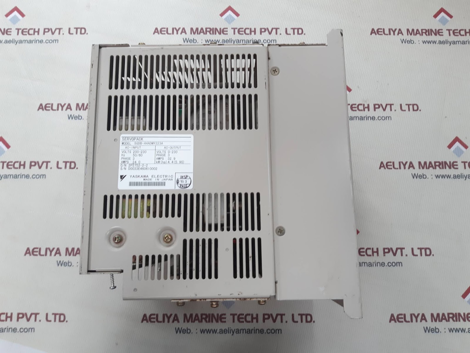 Yaskawa electric sgdb-44admy223a servopack 200/300v 50/60hz phase 3 - Image 3