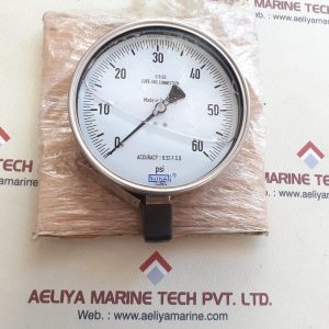 Wika 316 ss tube and connection 0-60 psi