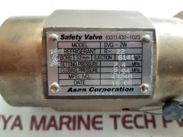 Asan svg-2w safety valve - Image 3