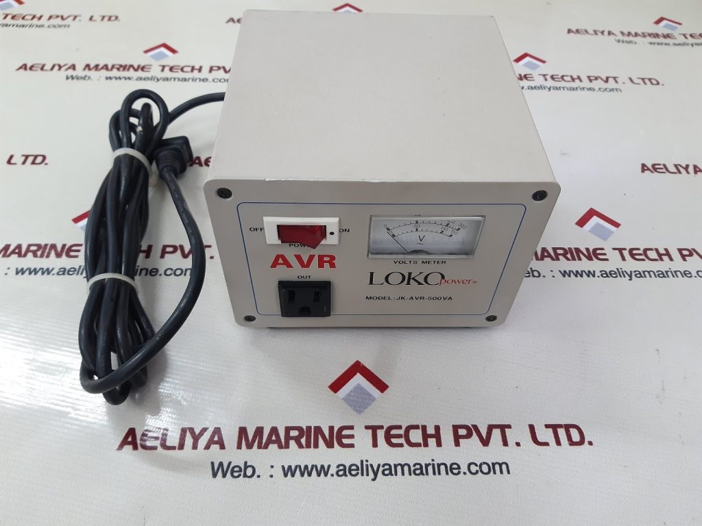 Loko Power Jk Avr 500va Volts Meter Aeliya Marine