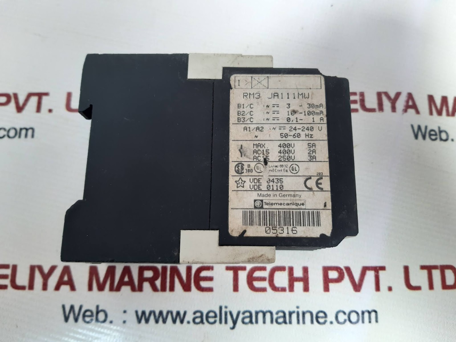 Telemecanique Rm3 Ja111Mw Relay 50-60 Hz - Image 3