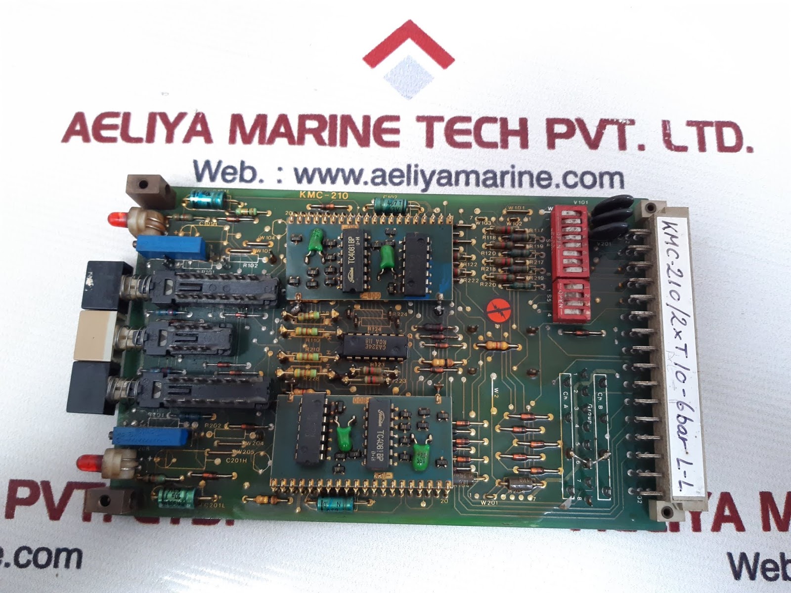 Autronica Kmc-210/2Xt 10-6Bar L-l Pcb Card 7252-013.0002 - Image 2