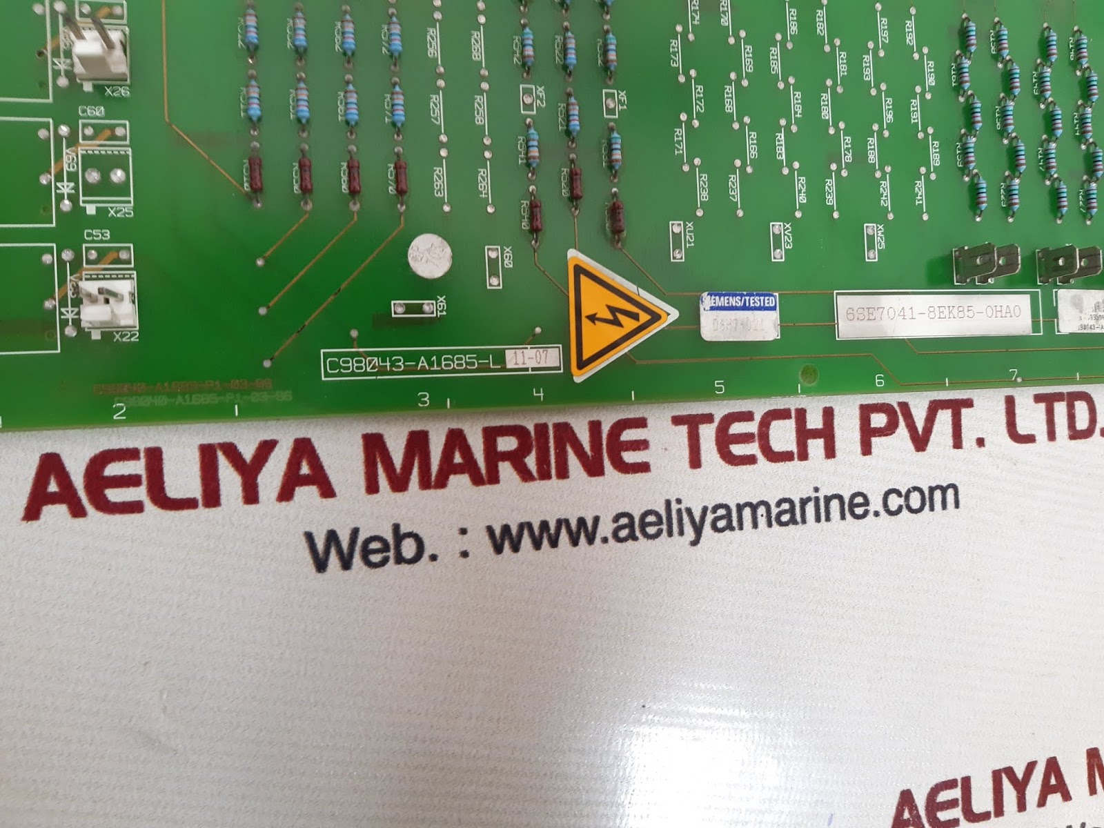 Siemens 6se7041-8ek85-0ha0 pcb card - Image 4