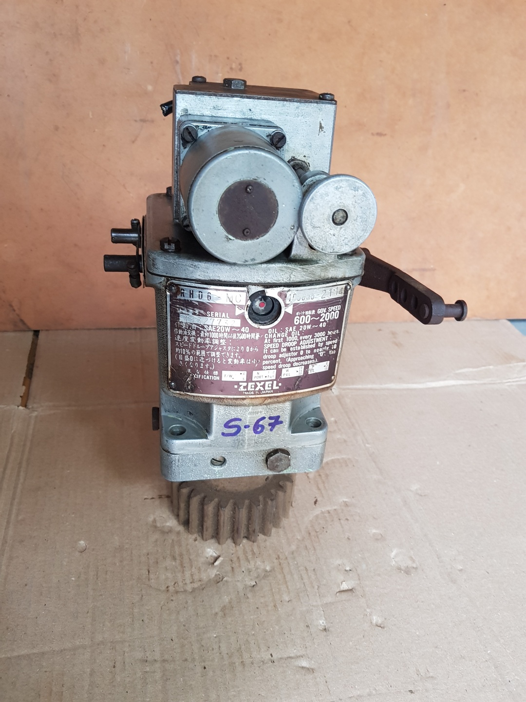 Zexel Rhd6-mc Diesel Keiki Governor