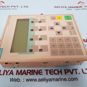Siemens simatic op7 6av3 607-1jc20-0ax1 operator panel op 7-dp