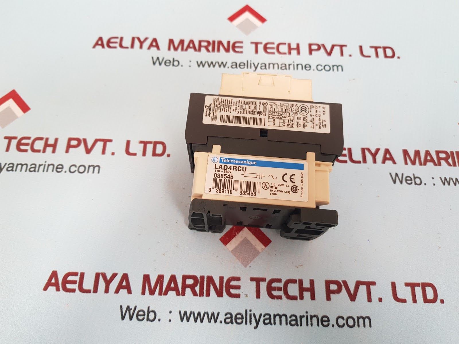 Telemecanique lc1d25 contactors with lad4rcu coil - Image 2