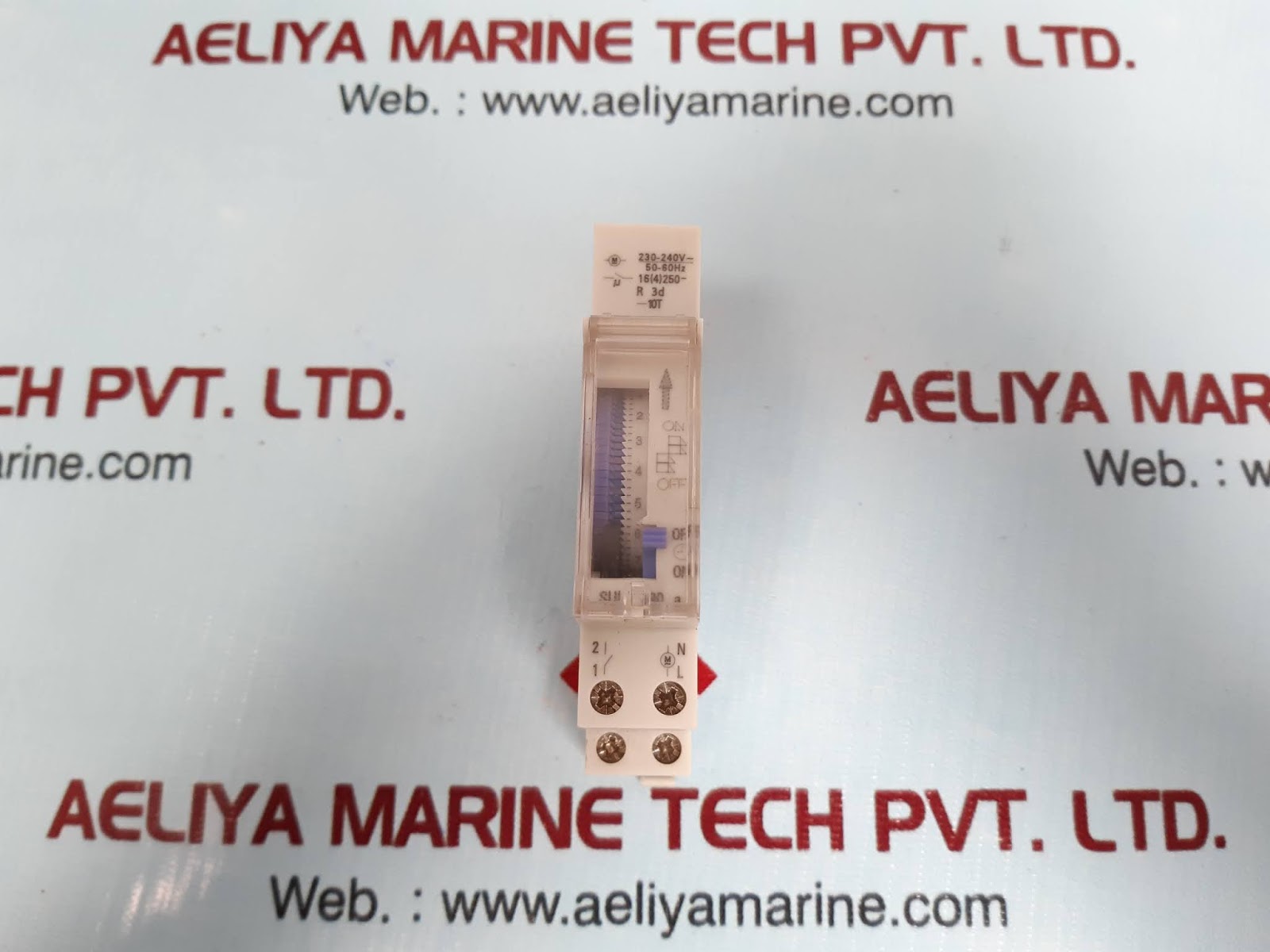 SUL 180 DIN RAIL TIME SWITCH 24 HOURS PROGRAMMABLE MECHANICAL TIMER SWITCH