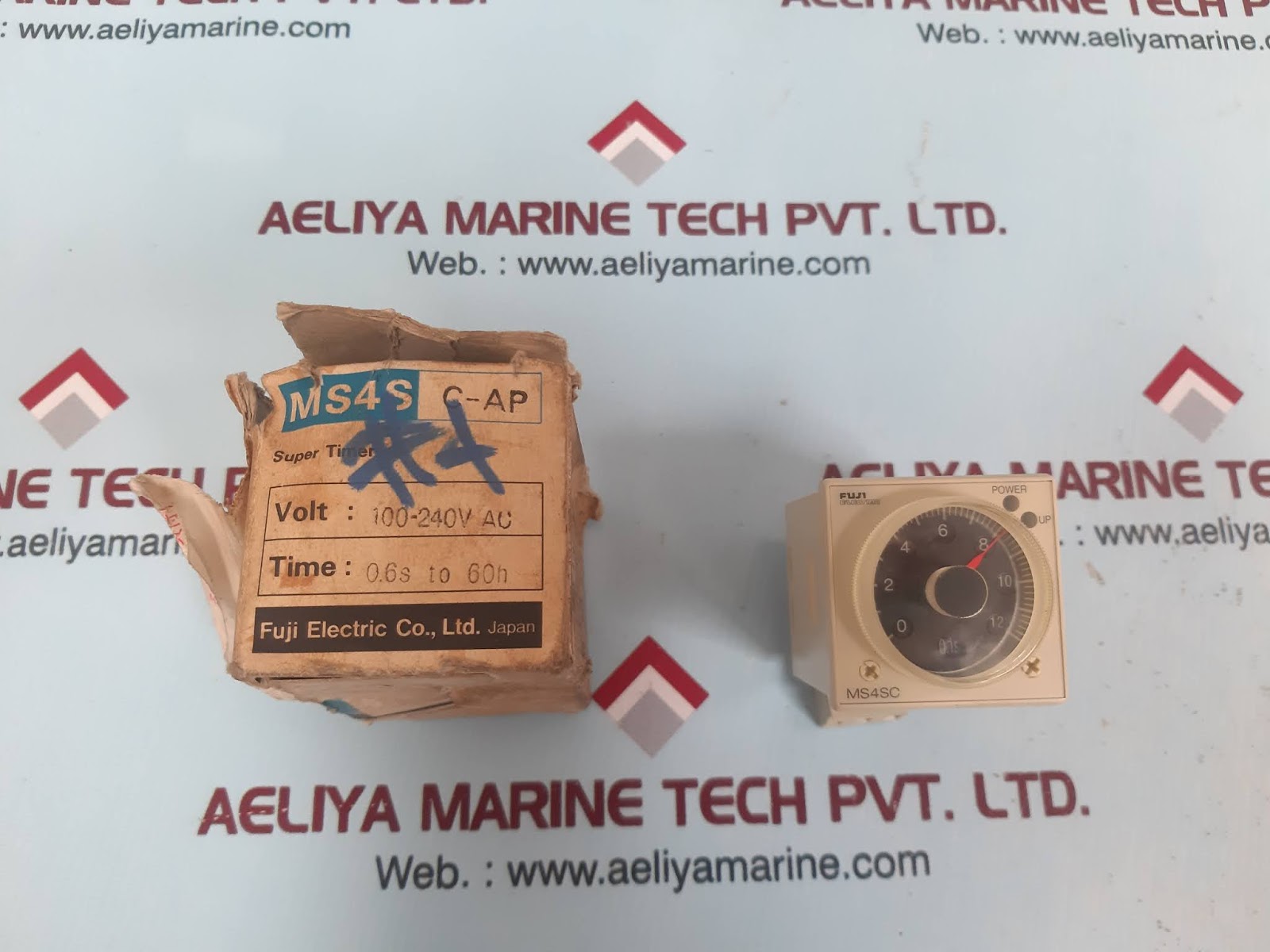 FUJI ELECTRIC MS4SC-AP SUPER TIMER 100-240VAC