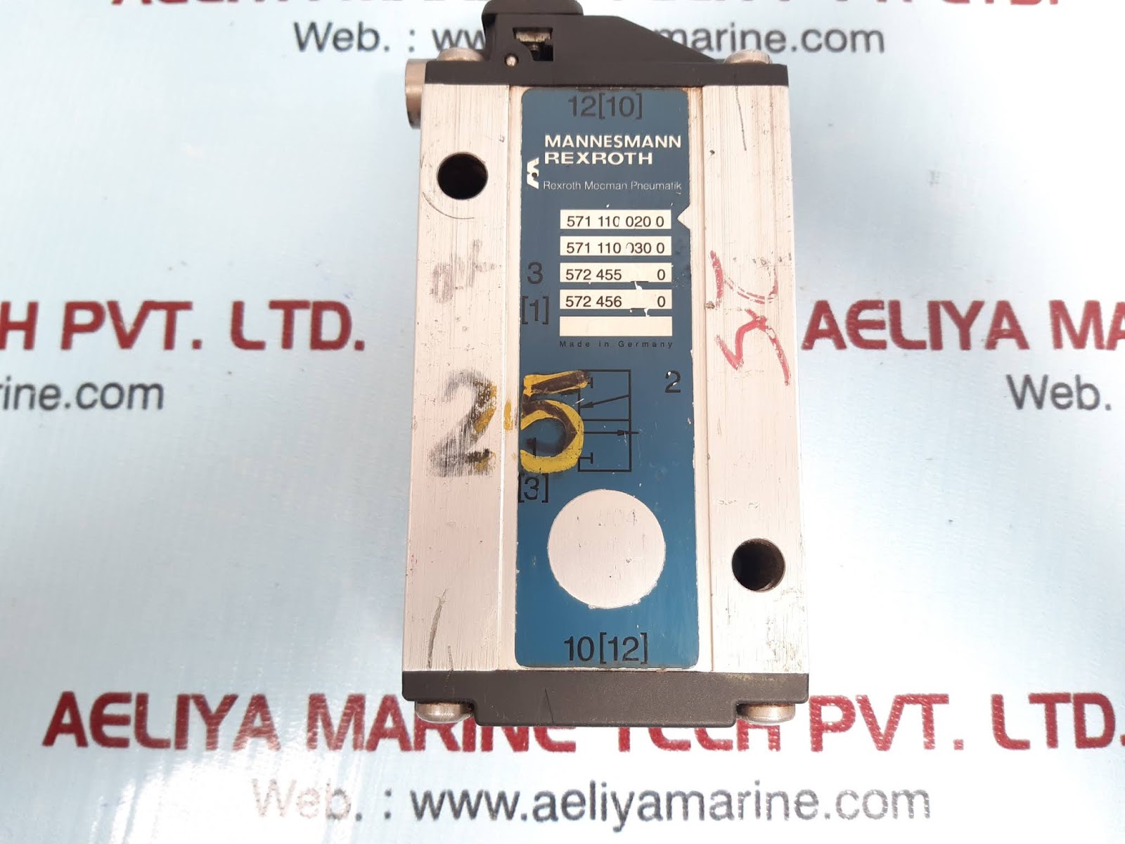 MANNESMANN REXROTH 571 110 020 0 PNEUMATIC SOLENOID VALVE - Image 2