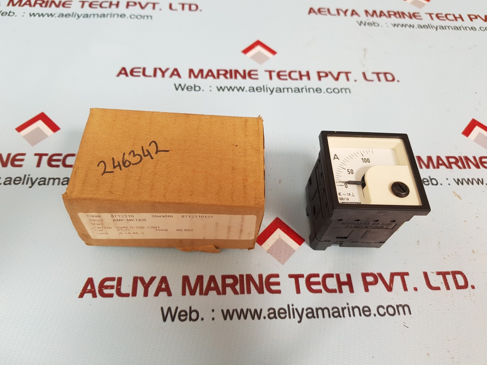 WEIGEL EQ48K AMMETER IQ48 0-100 -120/1