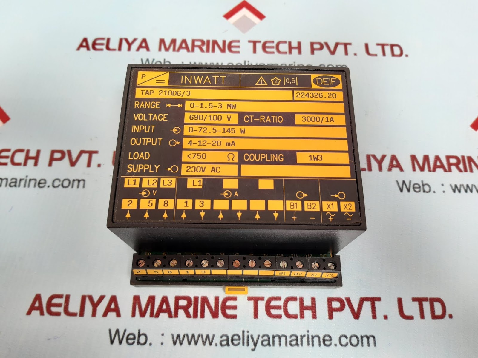 DEIF TAP 210DG/3 INWATT TRANSDUCER