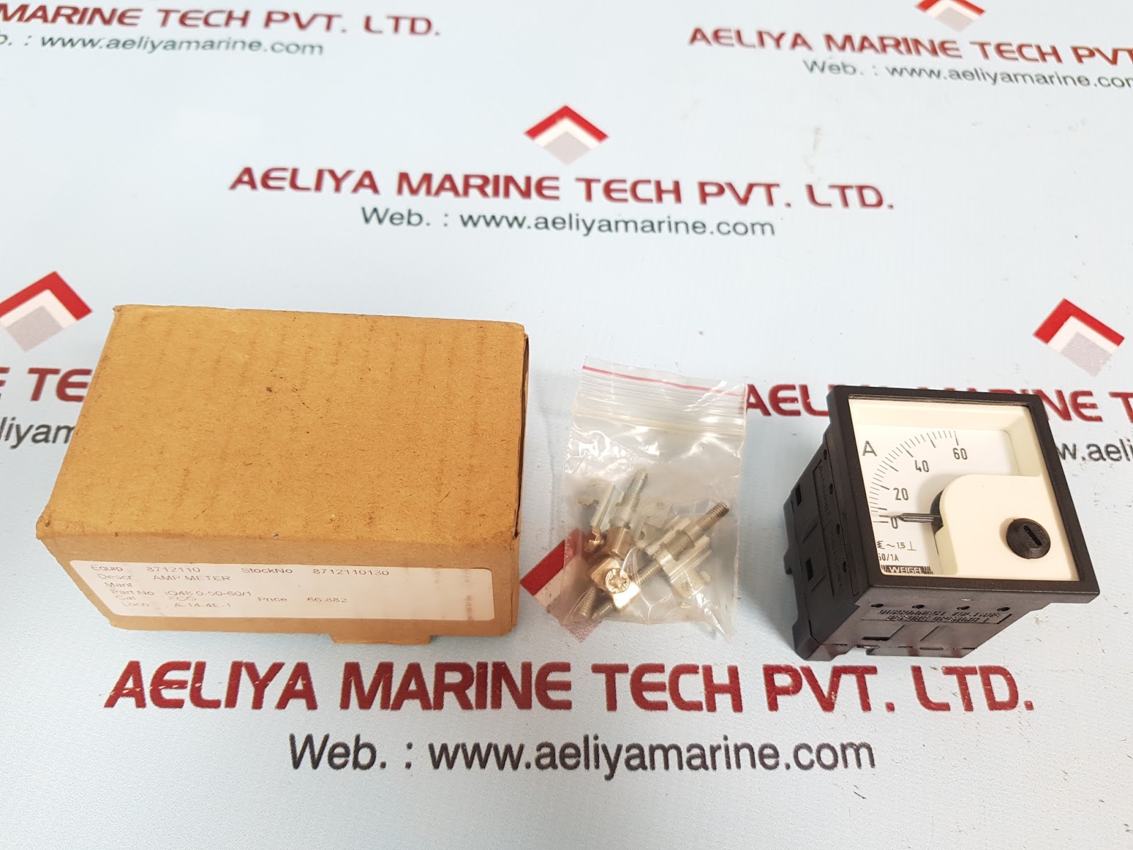 WEIGEL EQ48K AMMETER 0-60 A