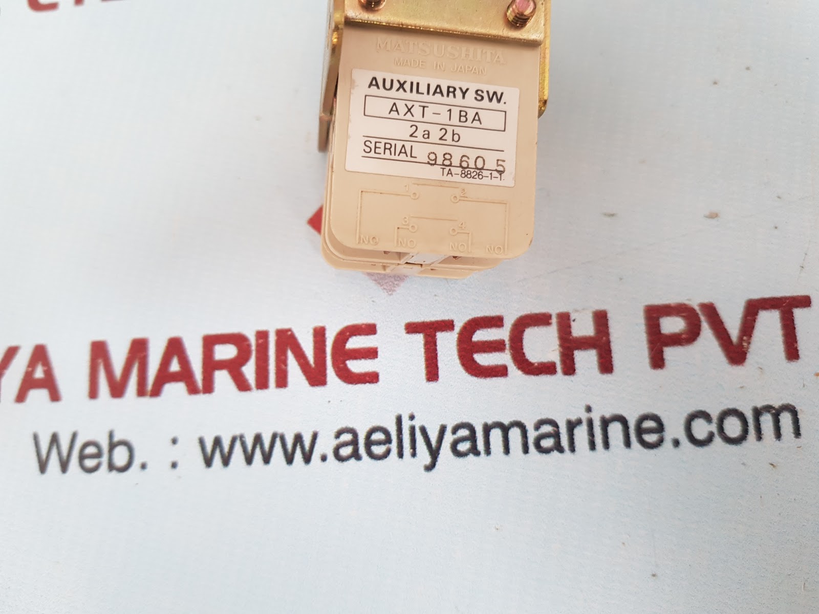 MATSUSHITA AXT-1BA AUXILIARY SWITCH - Image 3
