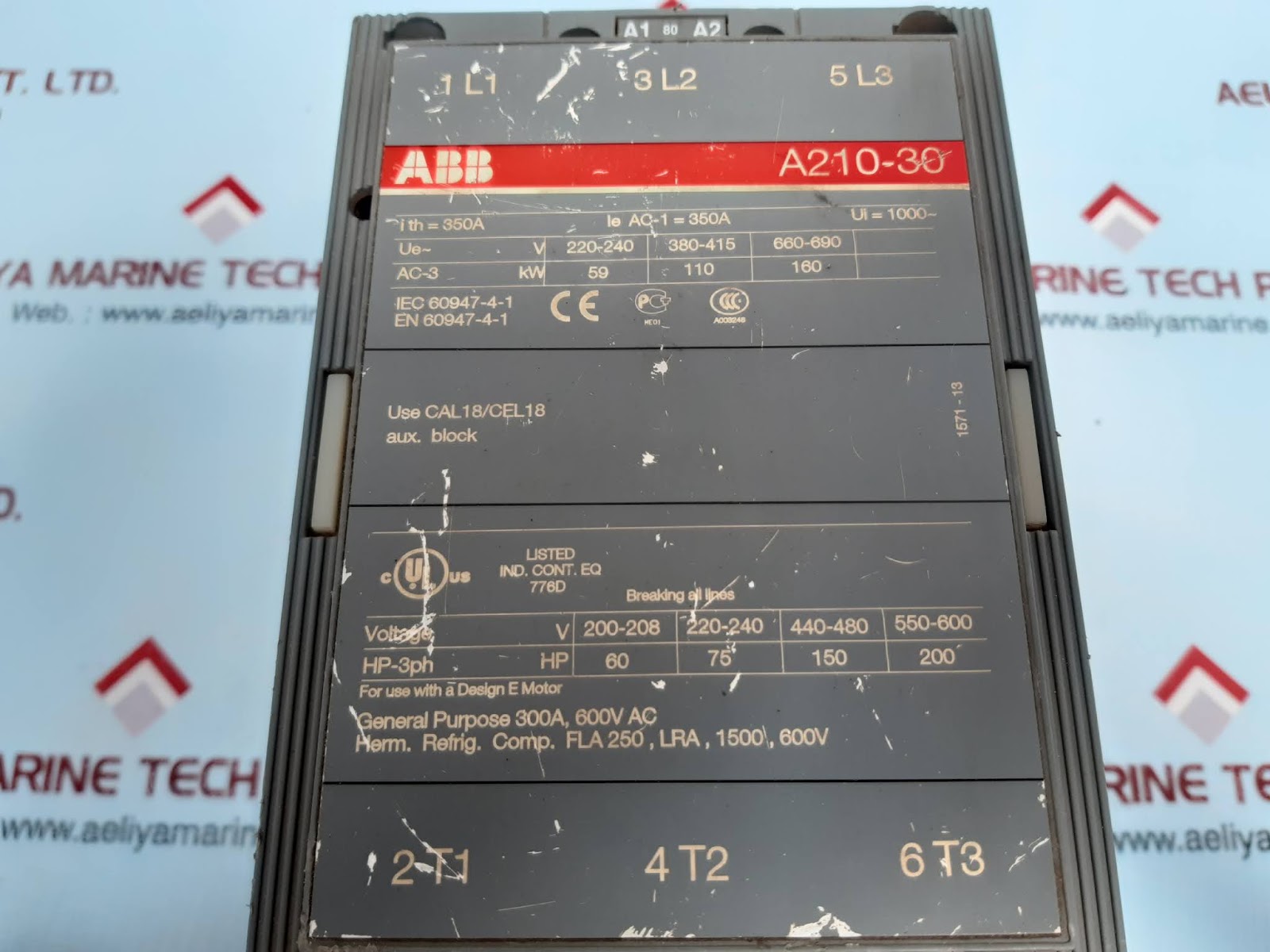 ABB A210-30 VOLTAGE AC CONTACTOR ATK300.ATK300/2 - Image 3