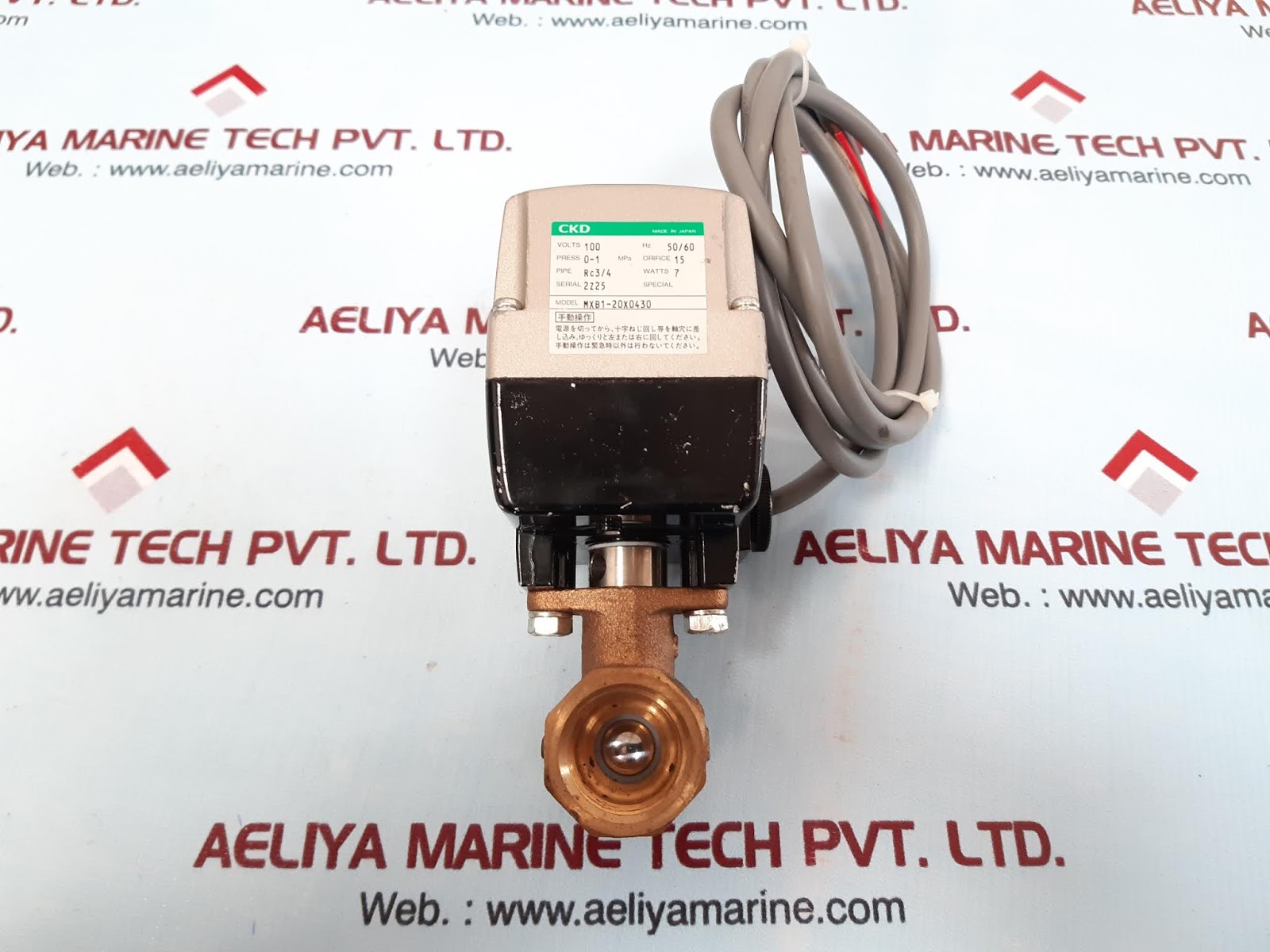 CKD MXB1-20X0430 ELECTRIC DRIVEN BALL VALVE - Image 2