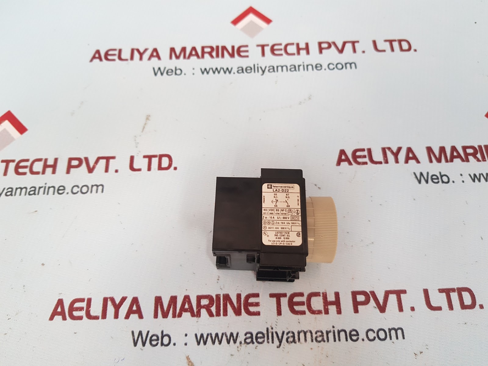 OMRON/TELEMECANIQUE LA2-D22 TIME DELAY MODULE - Image 2