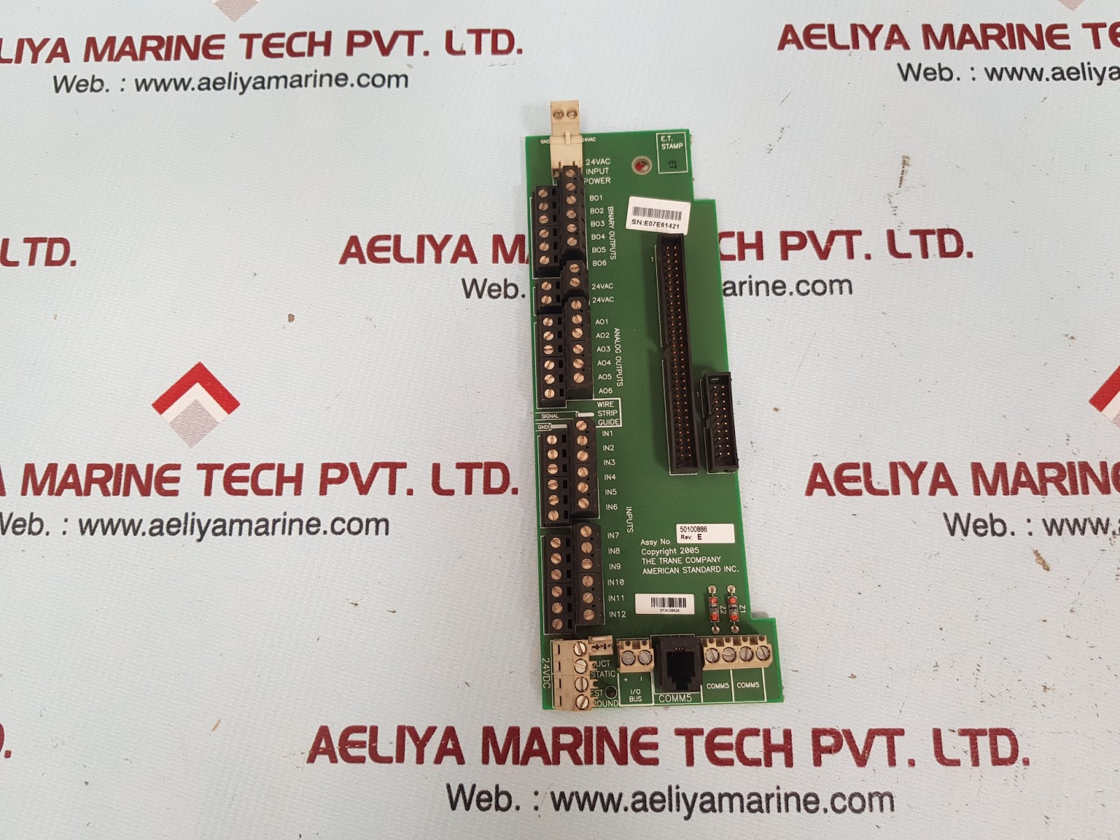 TRANE 50100886 PCB CARD - Image 2